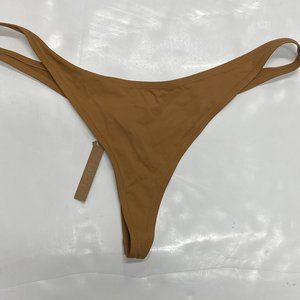 Brand new with tags SKIMS swim Tan classic thong Bikini Bottom size 3X
